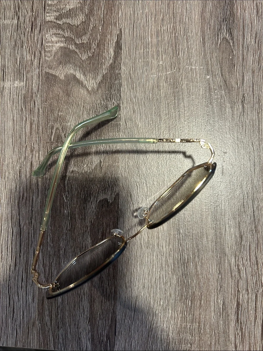 Gold Metal Frame Men's Sunglasses - Gold Lens never worn